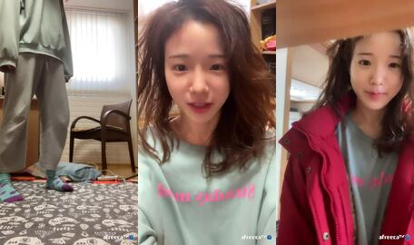 afreecaTV 노브라 방송1