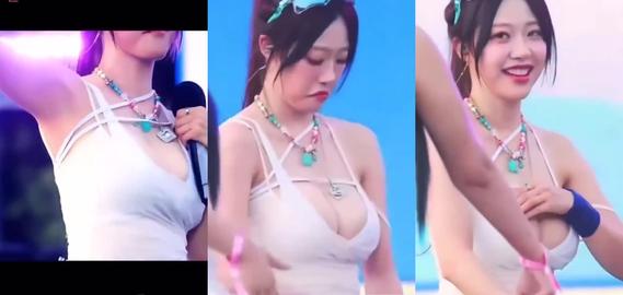 김지원 젖꼭지 노출 1