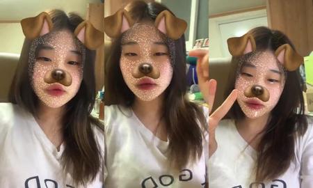 강아지필터녀 인스타라방 [필터풀림 얼공꼭지 정리된보지털 노출]