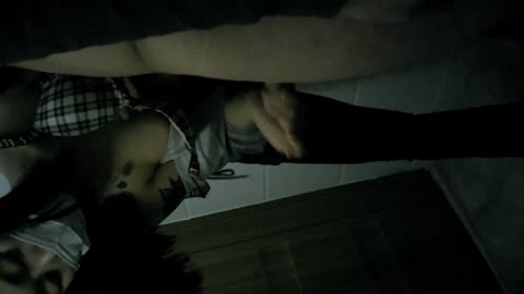 문신녀 화장실 대딸